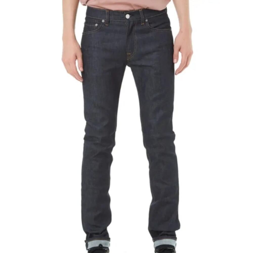 Acne Studios Ace Raw Gothic Jeans Men 31 x 28  open leg‎ cut off